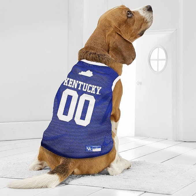 Pets First NCAA Basketball Pet Jersey KENTUCKY WILDCATS Dog Jersey, Small (KY-4020-SM)