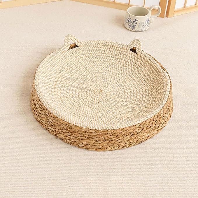 Breathable Cotton Rope Woven Durable Interactive ClawCare FurnitureProtecto Antislip Lightweight Activity Exercise Enrichment Play Kitten Grooming Protection Home Living