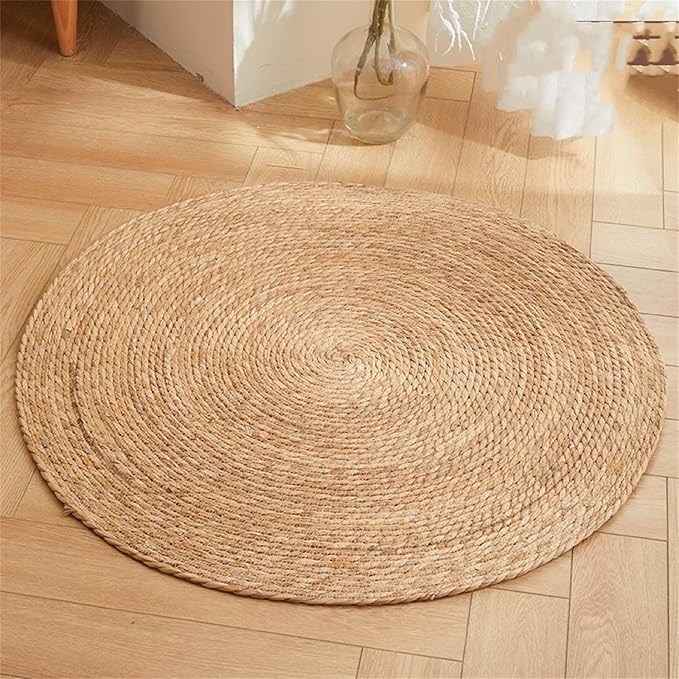 23.62In Extra Large Cat Scratcher Pad - Heavy-Duty Hand-Woven Cattail Mat, Long-Lasting for Large Breeds/Multi-Cat Households, Furniture Protector