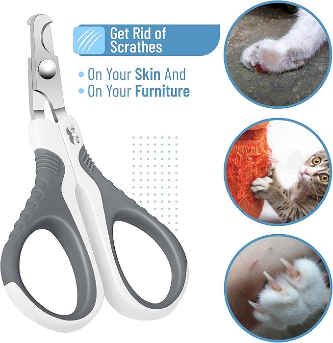 Mr. Pen- Cat Nail Clipper, Stainless Steel, Professional Sharp Cat Claw Trimmer for Small and Medium Cats, Pet Nail Clipper with Sturdy Non Slip Handle
