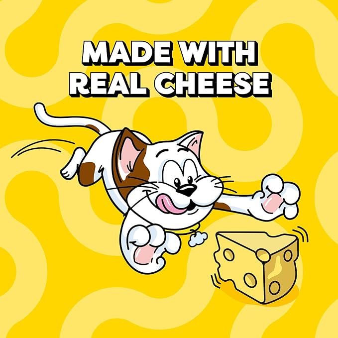 Temptations Creamy Puree Squeezable Lickable Cat Treats, Wet Cat Treats with Cheese, 0.42 oz. Tubes, 4 Count, Pack of 11 (44 Total)