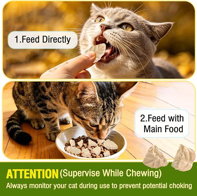 50g Cat Goat Milk Treats, Chicken Cat Treats for Gentle Digestion, Immune Support and Teeth Cleaning, Edible Cats Snack