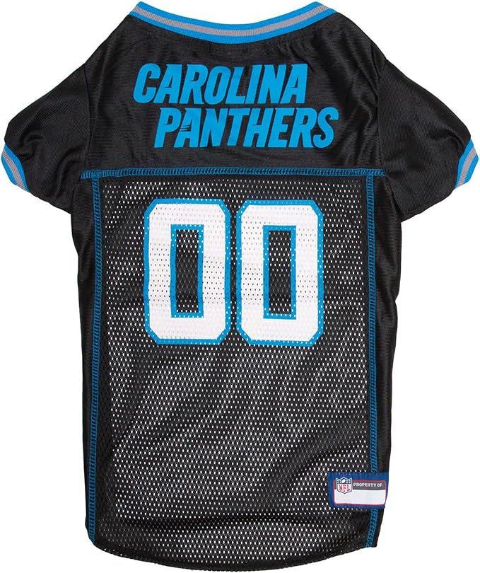 NFL CAROLINA PANTHERS DOG Jersey, Large, CAR-4006-LG