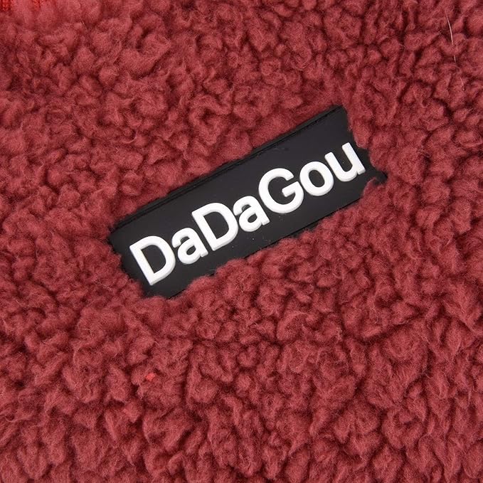 Zunea Small Dog Sweater Coat Winter Fleece Puppy Clothes Sherpa Warm Chihuahua Jacket Jumper Clothing Fall Pet Cat Doggy Boy Girl Shirt Apparel for Cold Weather Red L