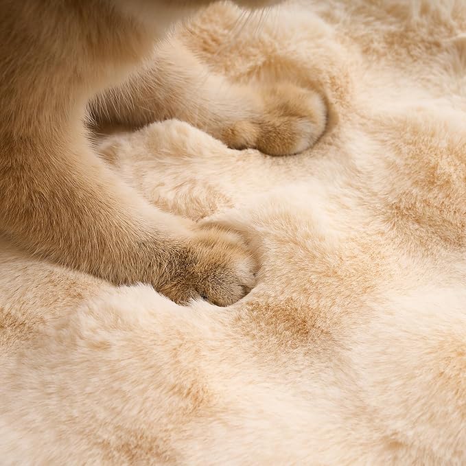 SHENGOCASE Pet Cushion Pad, Faux Fur Dog Cat Kneading Pillow, Crate Bed Insert, 16 Inches, 2-Pack