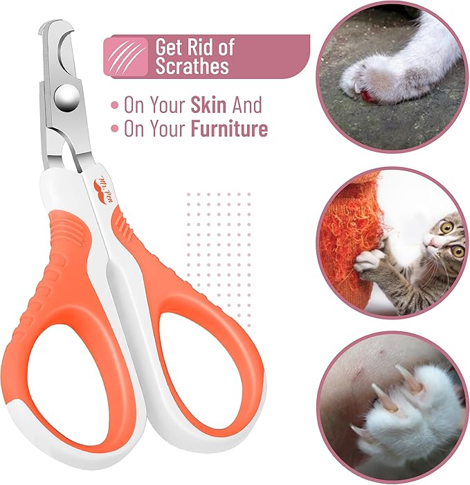 Mr. Pen- Cat Nail Clipper, Stainless Steel, Professional Sharp Cat Claw Trimmer for Small and Medium Cats, Pet Nail Clipper with Sturdy Non Slip Handle