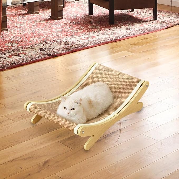 Sisal Cat Scratcher Bed Furniture Protection for Kitten Large Cats Lounge