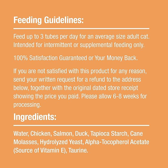 Good ‘n’ Tasty Savory Spoonables with Real Chicken, Salmon & Duck, 6 Count Tube, Triple Flavor Squeezable Lickable Wet Treats for Cats with Built-in Spoon for Less Mess (Pack of 2)