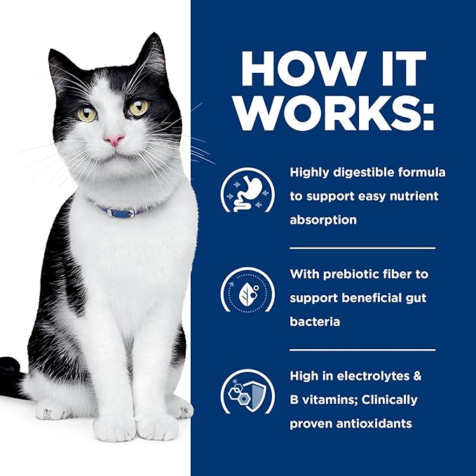 Hill's Prescription Diet i/d Digestive Care Wet Cat Food, Chicken & Vegetable Stew, 2.9 oz. Cans, 24-Pack