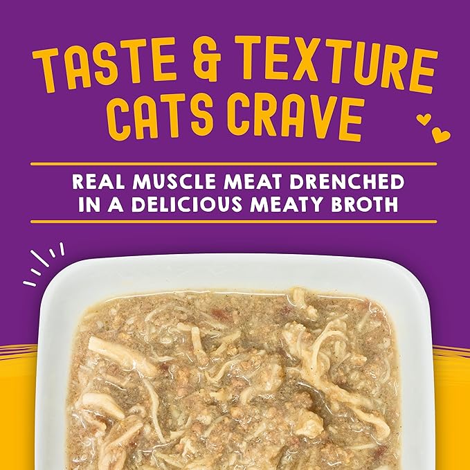 Stella & Chewy's Carnivore Cravings Wet Cat Food - Premium Pouches - Grain Free, High Protein Chicken & Chicken Liver - Perfect For Pickey Eaters - Complete Meal or Topper (2.8 oz, 24 Pack)