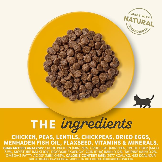 Applaws Complete Dry Kitten Food, Grain-Free, Limited and Natural Ingredients, Added Vitamins & Minerals, High Protein, Supports Digestion, Chicken Recipe (4 Pound Bag)