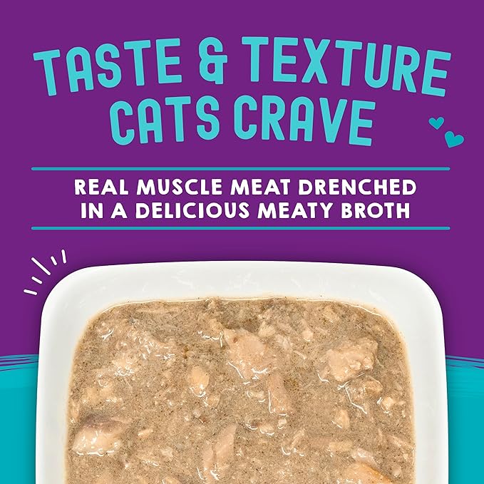 Stella & Chewy's Carnivore Cravings Wet Cat Food - Premium Pouches - Grain Free, High Protein Salmon, Tuna & Mackerel - Perfect For Picky Eaters - Complete Meal or Topper (2.8 oz, 24 Pack)