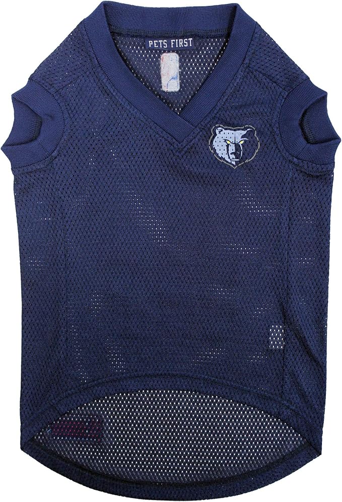 Pets First NBA MEMPHIS GRIZZLIES DOG Jersey, X-Small - Tank Top Basketball Pet Jersey