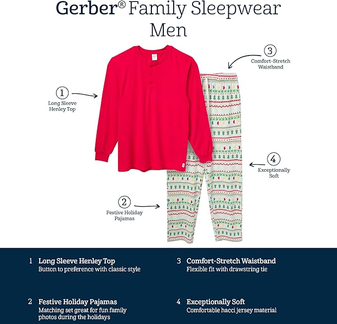 Gerber Baby Holiday Family Matching Pajamas