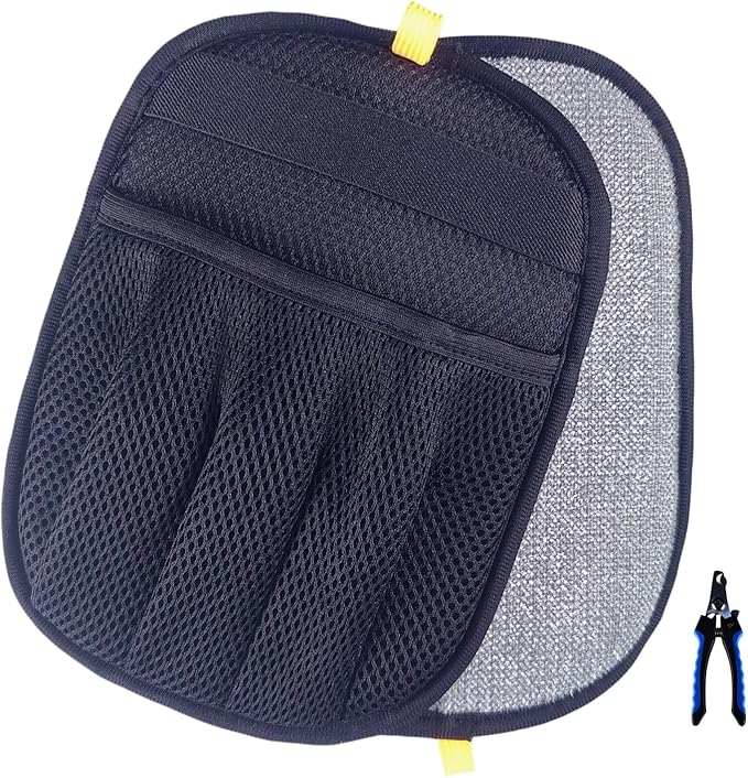 Pet Hair Removal Glove for Dogs & Cats, 5-Finger Electrostatic, Washable & Reusable Pet Hair Remover Tool, Works for Clothes, Couch, Carpet, Car Seat (1)