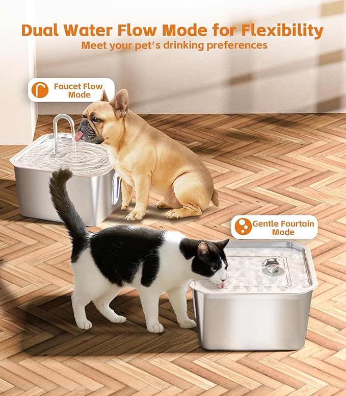 4L Large Cat Water Fountain for Multiple Cats with 4 Filters Pet Water Fountain for Cats Quiet Indoor Pets Dog Small Animal Automatic Dog Water Dispenser for Drinking Watering Supplies