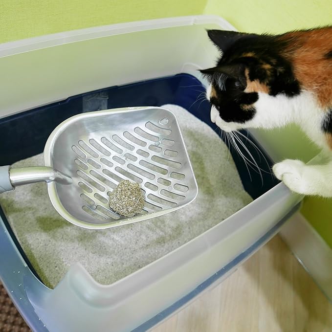 Cat Litter Box Poop Scoop Endurance Stainless Steel Kitty Litter Boxes Scooper Big Size