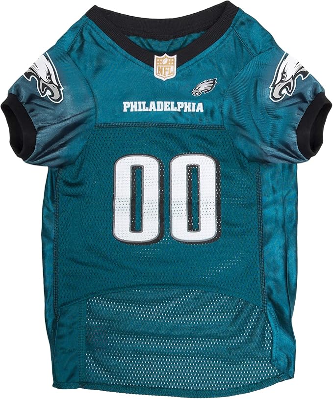 Pets First NFL Philadelphia Eagles Dog Jersey, Size 3X-Large, Football Shirt Costume for Pet, Dog Sports T-Shirt, NFL Team Clothing for Cats, Licensed Pet Apparel Available in 7 Sizes and 32 Teams