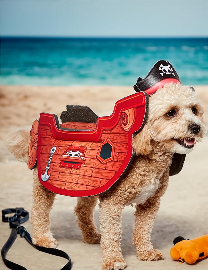Rubies Pirate Ship Pet Costume for Dogs or Cats, L/XL