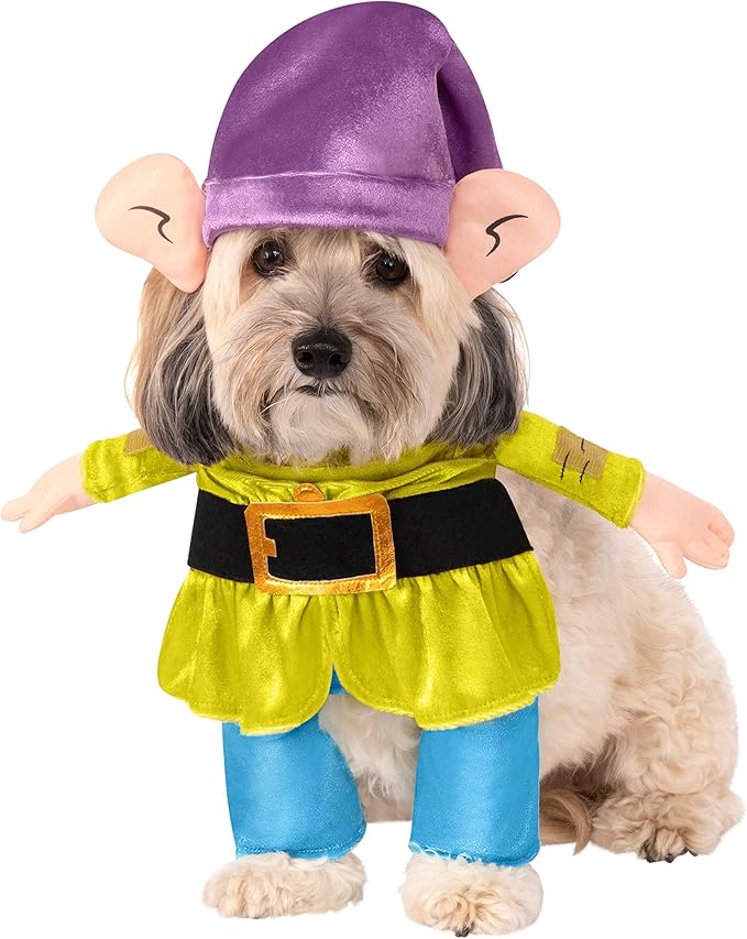Rubies Disney Snow White and the Seven Dwarves: Dopey Pet Costume for For Dogs or Cats, XL