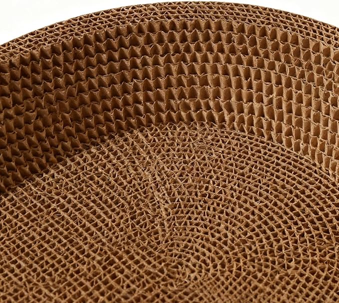 Cat Scratching Board - Interactive Resting Toy Bed - Cat Scratch Board | for Indoor Floor Furniture Protection Sleep Enrichment Play