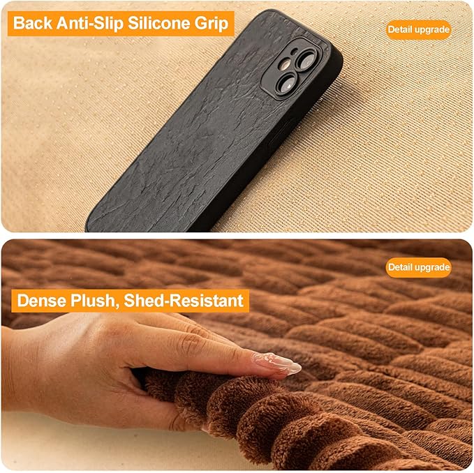 Anti-Slip Sofa Cushion, Washable Couch Cover Cat Mat Pet Pad Blanket for Furniture Protector Customizable Sofa Slipcover Pets Friendly(90x300cm(35x118inch), Green)