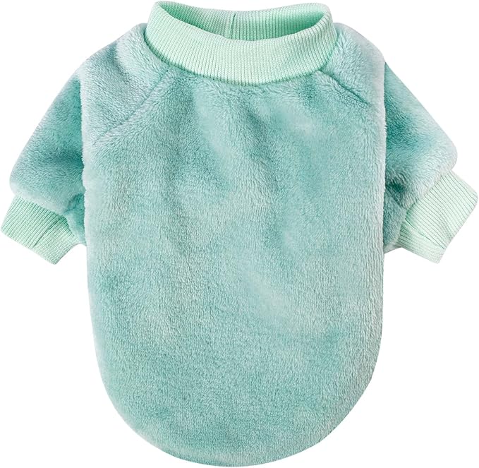 Dog Sweater | 3-Pack Clothes Jackets XXS - XXL for Small Dog Breed (Male & Girl), Super Soft Winter Coats Sweaters for Dogs and Cats, Pet Apparel Outfits (Cream,Green,Yellow, XX-Small)
