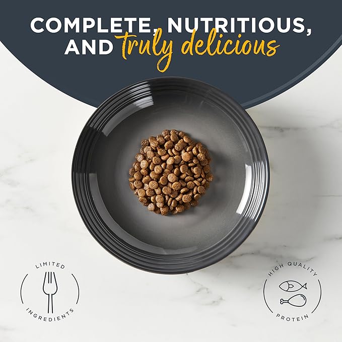Reveal Natural Adult Dry Cat Food, High Protein, Grain Free with Added Vitamins & Minerals, Complete & Balanced Nutrition for Cats, Chicken Recipe (3 Pound Bag) (Pack of 2)