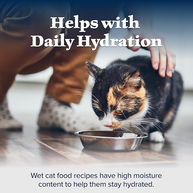 Blue Buffalo Wilderness High-Protein Grain-Free Wet Food for Adult Cats 7+, Chicken Recipe, 5.5-oz., 24-Count