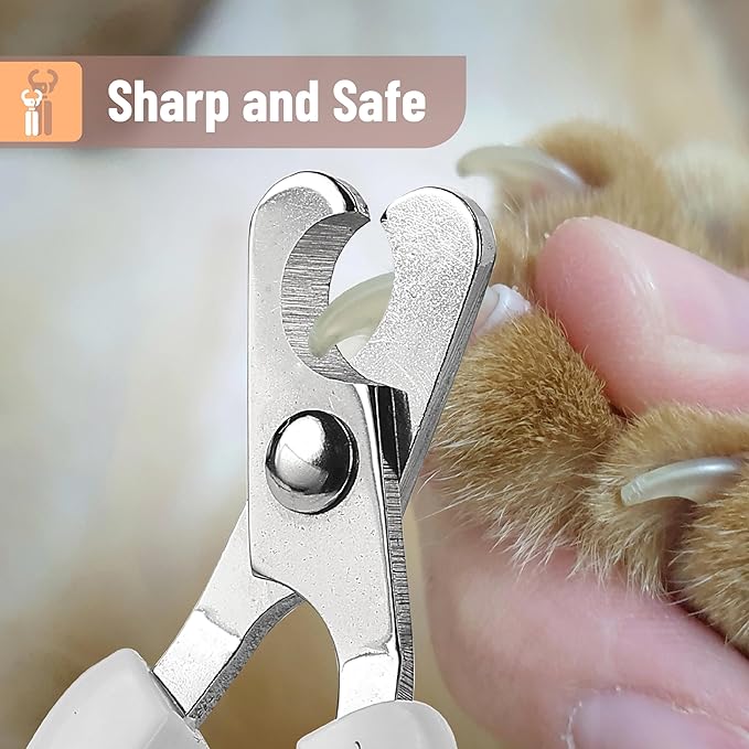 Mr. Pen- Cat Nail Clipper, Stainless Steel, Professional Sharp Cat Claw Trimmer for Small and Medium Cats, Pet Nail Clipper with Sturdy Non Slip Handle