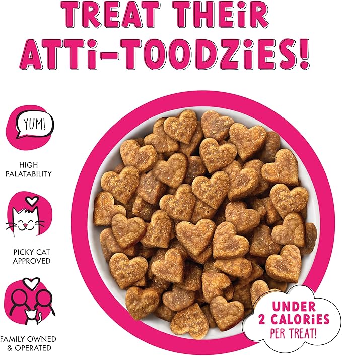 Bundle of Weruva BFF Toodzies Crunchy Cat Treats: Chicken, Chicken & Salmon, and Salmon Crunchy Cat Treats, 2oz Bags