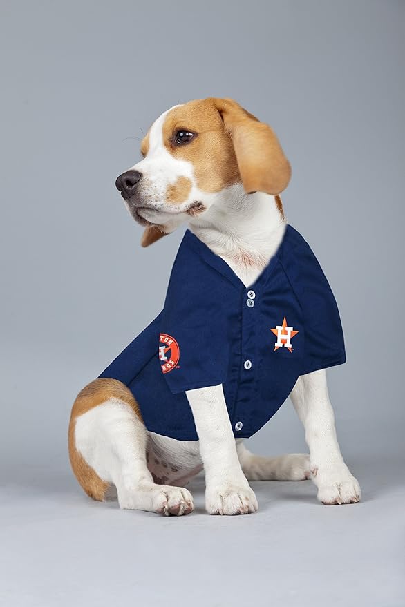MLBPA Dog Jersey - Jose Altuve #27 Pet Jersey - MLB Houston Astros Mesh Jersey, Medium