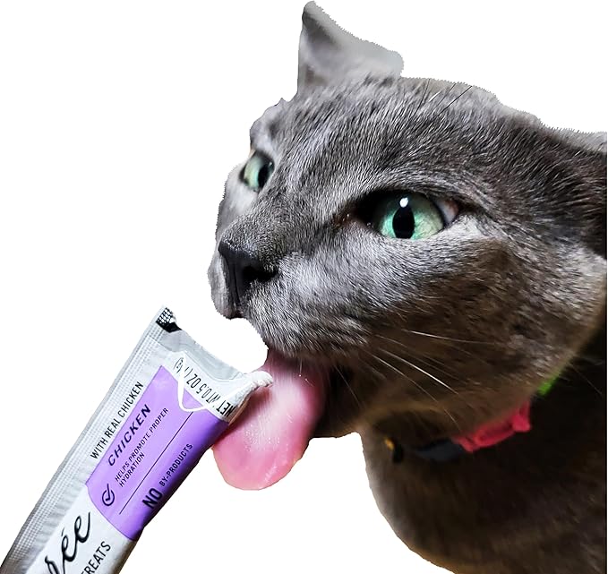 Squeezer & Cat Puree Box. Pure Balance Puree Gourmet Cat Treats Real Chicken Grain Free (20 Tubes)