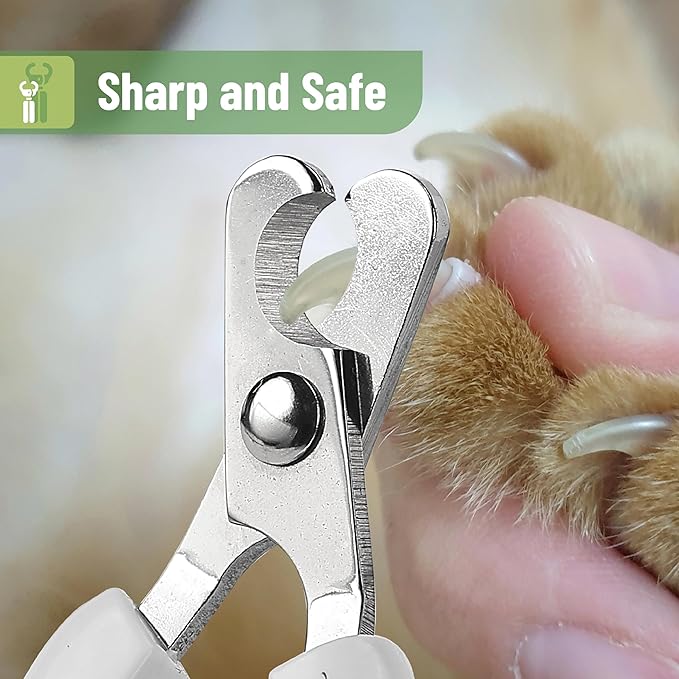 Mr. Pen- Cat Nail Clipper, Stainless Steel, Professional Sharp Cat Claw Trimmer for Small and Medium Cats, Pet Nail Clipper with Sturdy Non Slip Handle