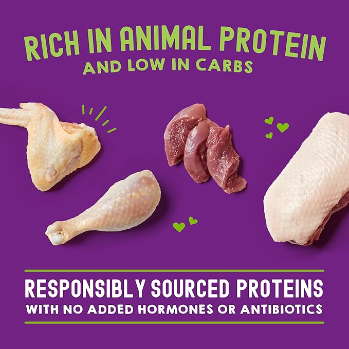 Stella & Chewy's Carnivore Cravings Wet Cat Food - Premium Pouches - Grain Free, High Protein Duck & Chicken - Perfect For Picky Eaters - Complete Meal or Topper (2.8 oz, 24 Pack)