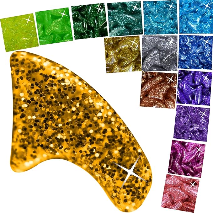 zetpo Glitter Cat Nail Caps | Cat Claw Covers | with Adhesives and Applicators (12x Glitter | 120 pcs, XS)