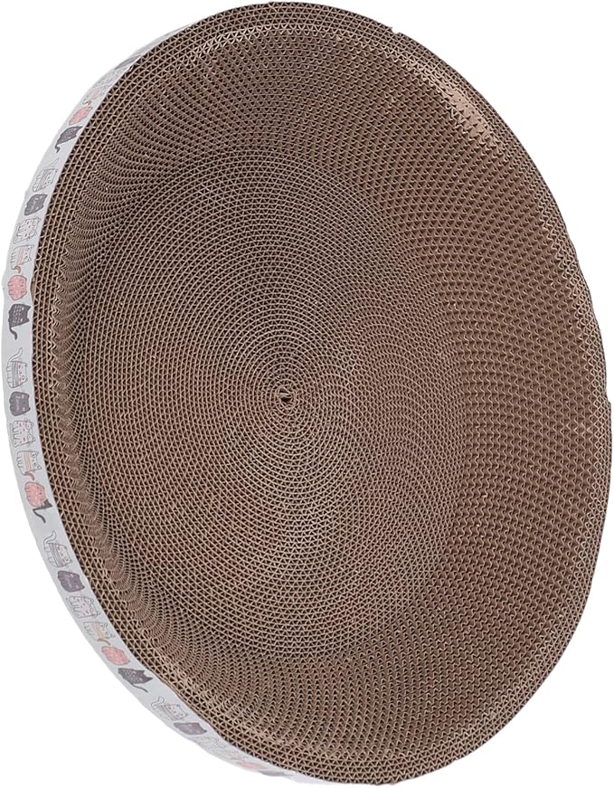 Naroote Cat Scratcher, Cat Couch Protector Cat Scratch Pad Scratch Corrugated Cardboard Cat Scratch Bed Lounge Cat Scratching Board for Indoor Cats Protecting Furniture Sofa