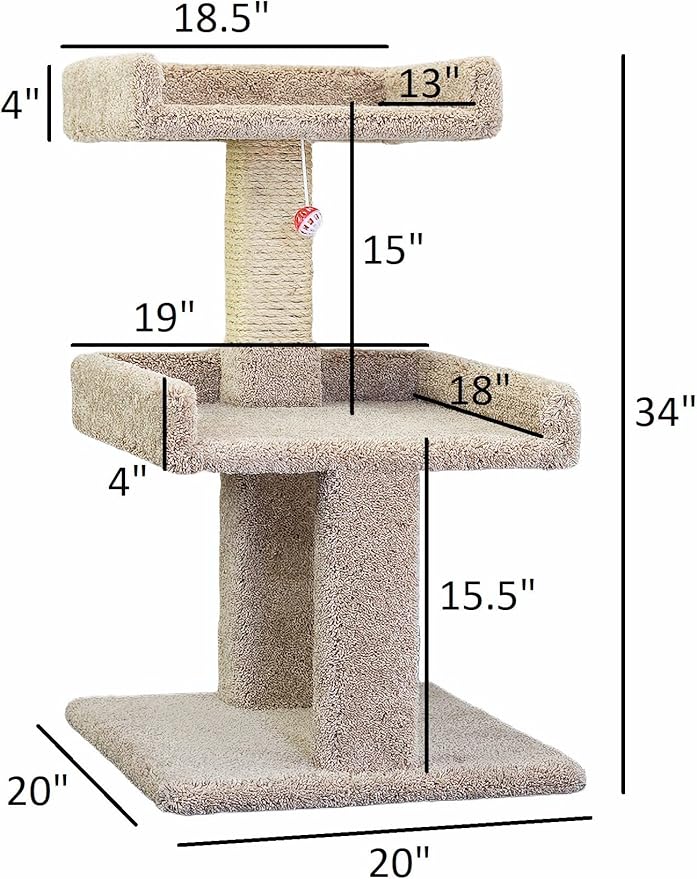 New Cat Condos Spacious Cat Perch for Large Cats