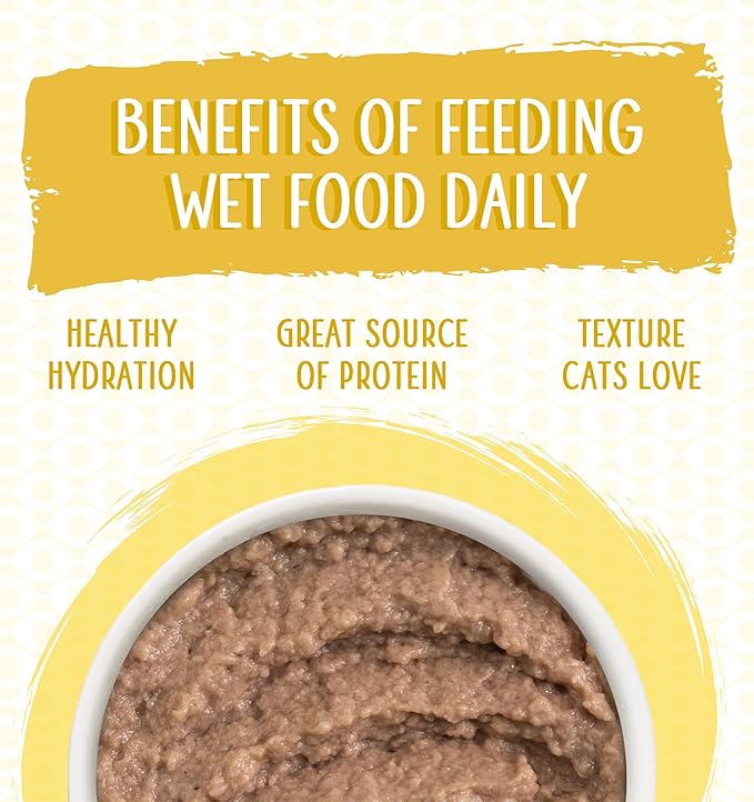Weruva Wet Cat Food, Press Your Dinner with Chicken Pate, 10oz Can, Pack of 12