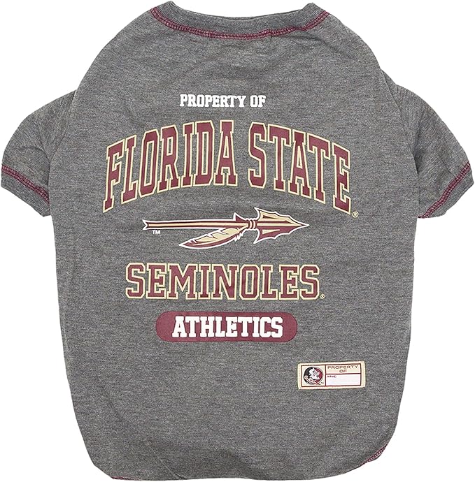 NCAA Florida State Seminoles Dog T-Shirt, Small (Pack of 2)