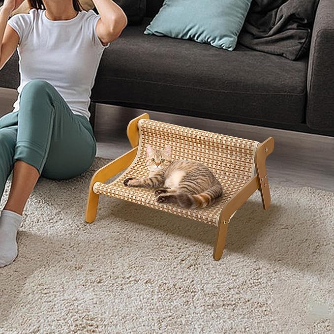 Cats Scratcher Couch – Durable Cat Furniture, Comfortable Pet Lounger | Multifunctional Rest Nest, Tear Resistant Claw Pad, Cardboard Scratcher for Indoor Kitten, Playful Feline, Home Sofa, Lounge Use