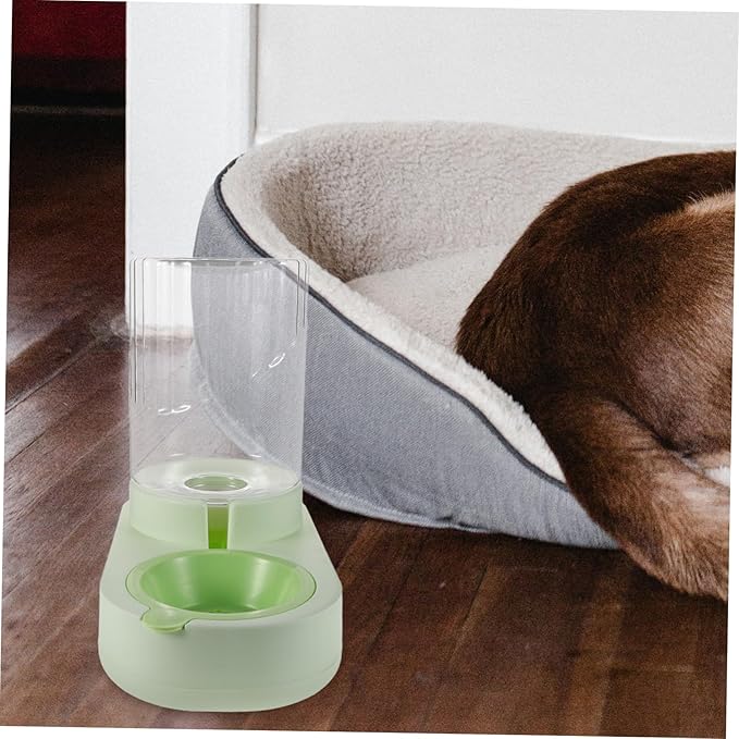 COLLBATH Gravity Pet Water Dispenser: Cat Dog Automatic Waterer Feeder 2.2l Large Capacity Water Feeding Fountain for Small Medium Large-Sized Pets