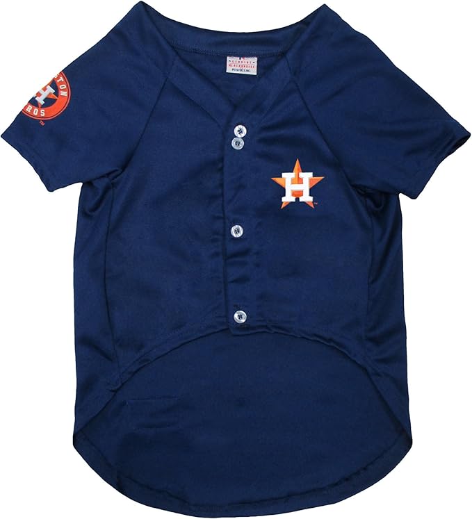 MLBPA Dog Jersey - Jose Altuve #27 Pet Jersey - MLB Houston Astros Mesh Jersey, X-Small