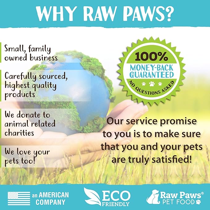 Raw Paws Pet Premium Freeze Dried Beef Liver Treats for Dogs & Cats, All-Natural and Healthy Snack, 16 oz.