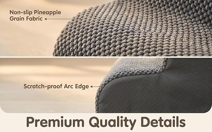 Dog Stairs for Small Dogs，35D Pet Stairs Steps 15” H with Durable Non-Slip Waterproof Fabric Cover, Slope Stairs to Bed for Small Dogs and Cats or Pets Joints, 3 Step Dog Ramp for Couch and Bed