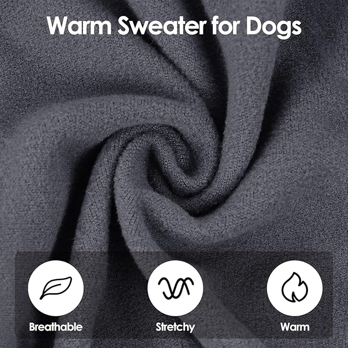 Hair Sticky Cat Clothes, Cat Sweater for Cats Only, 4-Legged Fleece Sweaters Kitten Pajamas Reduce Shedding Fur, Warm Pullover Shirts for Cats, Purple XL