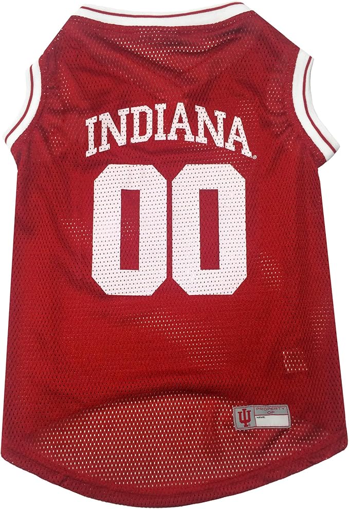 NCAA Basketball Pet Jersey INDIANA HOOSIERS Dog Jersey, Medium