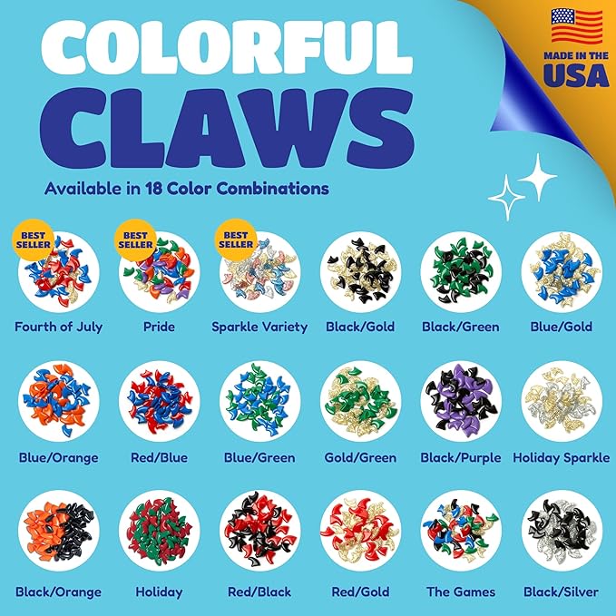 Soft Claws Nail Caps for Medium Cats – (40 Caps, Pride) - Made in USA - Veterinarian-Developed | Protects Furniture & Skin - Easy to Apply, Long-Lasting Anti-Scratch Soft Cat Claw Covers
