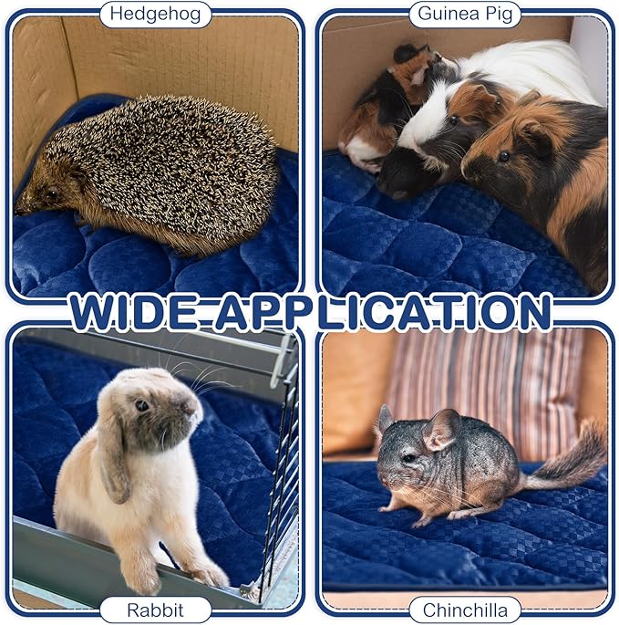 Tujoe 4 Pack Self Warming Cat Mat Self Heating Cat Pad Warm Thermal Pet Bed Washable Dog Crate Pad Body Heat Dog Bed Mat Blanket Non Slip Bottom for Outdoor Indoor Pets