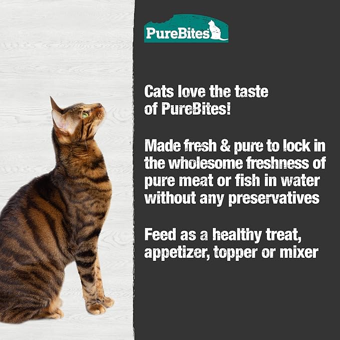 PureBites Mixers - Chicken Breast & Wild Ocean Shrimp in Water for Cats, 1.76oz / 50g